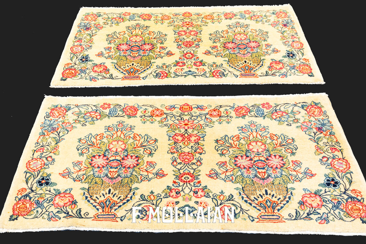 Tapis Persan Antique Sarouk Paire n°:634921-844191